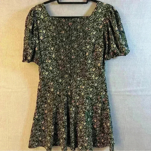 FRENCH CONNECTION Delmira Verona Floral Print Mini Dress Size 10 - Picture 8 of 10